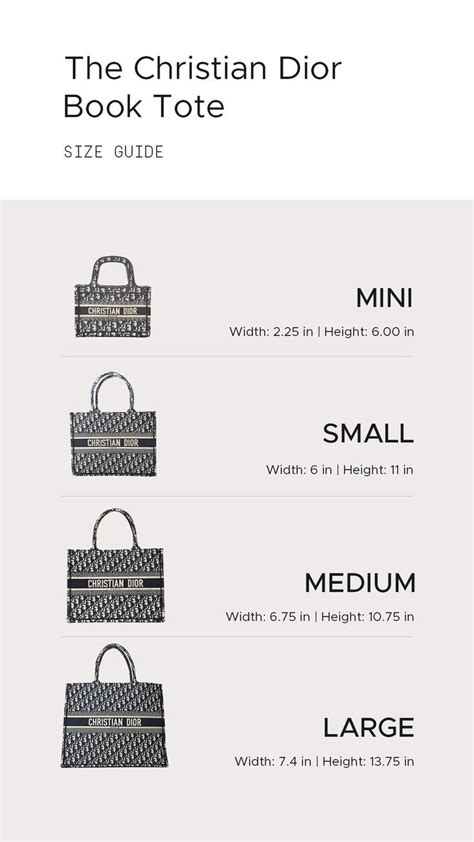 dior book tote new size|dior book tote size comparison.